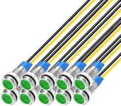 Gebildet 10pcs 6mm 1/4" 230V AC LED