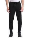 U.S. POLO ASSN. Men Mid Rise Drawstring Waist Solid I604 Joggers - Pack of 1 (Black 2XL)