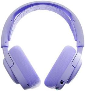 SteelSeries Arctis Nova 3X Wireless Gaming Headset - App Control - 40 Hour Battery - Neodymium Magnet Driver - 2.4GHz/Bluetooth - Detachable Microphone - Xbox PS5 PC Switch Mobile Devices - Lavender