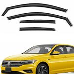 AEROGUYS in-Channel Window Deflectors Extra Durable Window Visors Rain Guards Fit for Volkswagen (VW) Jetta 2019-2024, Sun Visors, Wind Vent Visors, Car Accessories - 4 pcs. AG0463