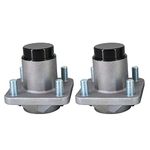 Tektall Front Wheel Hub Assembly with Hub Bearings/Oil Seals/Dust Covers Replace For EZGO RXV Gas Electric Golf Carts 2008 & Up,Part No.609603,600001(Pair of 2)