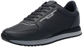 BOSS Men's Kai Retro Style Low Profile Sneaker, Blueberry Blue, 11