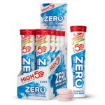 HIGH5 ZERO Electrolyte Tablets | Hydration Tablets Enhanced with Vitamin C | 0 Calories & Sugar Free | Boost Hydration, Performance & Wellness | Strawberry & Kiwi, 160 Tablets (20x, Pack of 8)