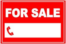 2 x FOR SALE - Red with space - Inf
