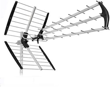 ANFEL SH45/TU-ANTENNA 45 ELEMENTI/Lte 4G 5G PER DIGITALE TERRESTRE UHF HD TV-PRONTA ALL'USO IN SOLI 5 SECONDI