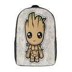 GENBAK Children'S Backpack Groot School Rucksack 3D Anime Characters School Bag Kids School Backpack School Bags Fashion Backpack With Pocket Book Bags 17inch