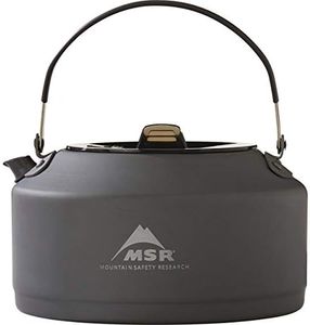 MSR Pika Hard-Anodized Aluminum Camping Teapot, Black