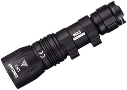 Weltool W35IR Infrared Compact Weaponlight, 597 Yards Beam Distance, Scoutlight Style Invisible Light Hunting Lights for Night Vision