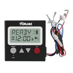 Game Feeder Digital Timer, Deer Feeder Timer, 6V/12V Digital Timer for Deer/Goat Feeder Motor Kit, 8 Feed Time Digital Timer Program, Adjustable Motor Speed and Feeding Duration, DIY Feeding Schedule