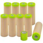 Pre-Taped Masking Paper for Painting，Paint Masking -18inchx 50feet Automotive Paint Masking Paper,Tape and Drape Painters Paper for Floor Protection,Wall Covering(Masking Paper:9rolls ,Tape:4rolls)