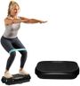 LifePro Waver Mini Vibration Plate Exercise Machine-Whole Body Vibrating Plate for Fitness-Vibration Plate Machine with Bluetooth Remote, 2 Loop & 4 Resistance Bands-Home & Travel Workout Equipment