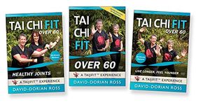 Bundle: 3-DVD set Tai Chi Fit Over 60 by David-Dorian Ross (YMAA) Gentle Exercise for Beginners DVD, Healthy Joints DVD, Live Longer and Feel Younger DVD for Balance, Health and Longevity