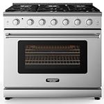 COSTWAY 36 Inches Natural Gas Range