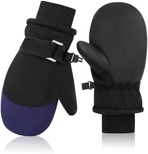 Sea Zaela Kids Winter Gloves Toddlers Snow Gloves Windproof Waterproof Mittens Fleece Outdoor Ski for Litter Girls Boys