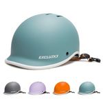 Ckorison Bike Helmet for Adult Men and Women, Bicycle Helmet for Commuting Road Biking Skating with Adjustable Dial Size 56-61cm (Turquoise)