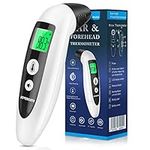 Thermometer for Adults SOVARCATE Digital Infrared Thermometer Forehead and Ear for Fever Accurate Reading for Baby Kids Adults - New Algorithm