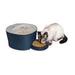 PetSafe 6 Meal Programmable Pet Food Dispenser, Automatic Dog and Cat Feeder - Dry Kibble or Semi-Moist Pet Food, Slow Feed Portion Control (6 Cup/48 Ounce Capacity), Tamper-Resistant, Sleep Mode Blue