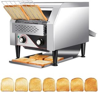 Commercial Toaster 300 Slices/Hour, Conveyor Toaster for Restaurant Heavy Duty - Electric Restaurant Commercial Conveyor Toaster - 2200W Professional Bun Toaster Oven for Cafes, Buffets, and Bakery