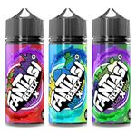 Fantasi Ice Remix 3 x 100ml 70vg/30pg Vape Juice, No Nicotine Vape Liquid, Sub Ohm Ecig Liquid,120ml Chubby Gorilla ShortFill Bottle (Blue Raspberry Lemon, Grape Strawberry, Blackcurrant Grape Apple)