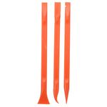 sourcing map Universal Plastic Stick Spudger Crowbar Pry Opening Tools 3 in 1 Kit for Cellphone Mobile Phone Tablet Laptop PC Repair, Orange