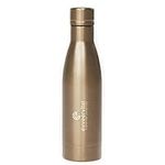 Evveervital Thermal Water Bottle (Gold) Stainless Steel, BPA Free Vacuum Insulated Metal Water Bottle for 12 Hours Hot & 24 Hours Cold Drinks, Sports Flask Great for Work, Gym, Travel - 500ml