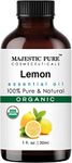 Majestic Pure Organic Lemon Essenti