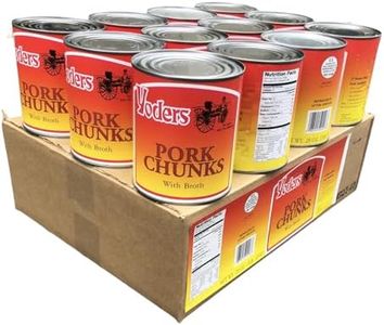 Yoder's Canned Pork Meat Case - 12 Cans