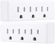 PHILIPS 3-Outlet Extender, 2 Pack, 