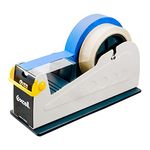 Excell Premium Multi-Roll Desktop Tape Dispenser (up to 2" Wide) Weighted Base for One Hand Use, Sturdy Metal Base Available for Heavy Duty, Use for Home, Office, Gifts Store and Warehouse (50.8mm)