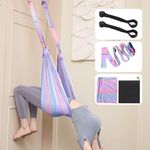 JOFREY Leg Stretcher Strap, Stretching Equipment with Door Anchor Flexibility Trainer Backbend Assist Stretch Out Strap for Dance Aerial Yoga Ballet Leg Stretching Exercise