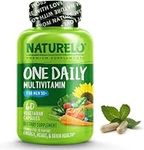 NATURELO One Daily Multivitamin for Men (50+) - with Natural Food-Based Vitamins, Minerals, Fruit & Veg Extracts - Optimally Formulated for Men Over 50-60 Vegan Capsules | 2 Month Supply