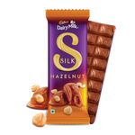 Cadbury Dairy Milk Silk Hazelnut Chocolate Bar, 143 Gram