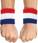 Tough Headwear Sports Wristbands - Arm Bands, Wrist Band, Wrist Bands for Men & Women - Sweat Band for Wrists - Tennis Baseball Football Wristbands