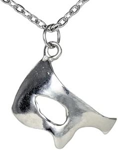 Phantom of the Opera Music Theater inspired Necklace -Gift Packaged- Handcrafted Pewter Made in USA (Shipped Amazon Prime 20" chain)