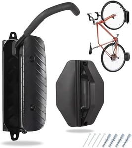 auvstar Soporte de Pared para Bicicleta,Soporte de Pared Giratorio para Bicicleta Vertical,Colgador Bicicleta Pared,Portabicicletas Plegable para Bicicletas de Carretera,Garaje o Interior,Carga 30KG