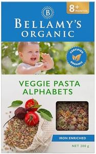Bellamy's Organic Alphabets Veggie Pasta 200g, Baby Food, 8m+, Bulk (6 x 200g)