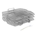 Dehydrator Rack Stainless Steel Stand Accessories Compatible with Ninja Foodi Grill, AG300, AG400