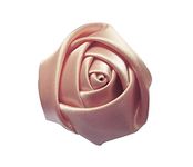 YYCRAFT Pack of 20 Satin 4d Rose 2" Craft Wedding Bride-Champagne