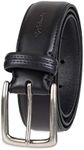 Columbia Men’s Trinity Logo Everyday Casual Dress Belt, Regular and Big and Tall Sizing, Black, Medium (34-36)