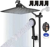 Upgraded 12" Black Shower Head with
