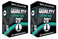 PAIR 29" Baldwins Cycle/Bike Inner Tube 29" x 2.20 to 2.40 (Fits any 2.20, 2.25, 2.30, 2.35, 2.40 Tyre) Schrader/Car Type Valve (Pack of 2)