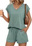 AUTOMET 2 Two Piece Set Womens Matching Summer Spring 2025 Lounge Loungewear Travel Sets Beach Vacation Rompers Sweatsuit Sweat Suit Airport Outfits Clothes Clothing Resort Wear
