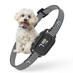 LOSLAI Anti Bark Collars for Small Dogs, Smart Bark Collar Rechargeable with 3 Adjustable Modes Vibration & Beep, 7 Sensitivities, IP67 Waterproof Anti Barking Collars for Small Dogs