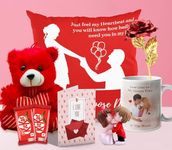 Ascension Valentine Week Gift Combo Valentines Gift Set for Girlfriend Boyfriend Romantic Combo Set for on Valentine's Day Week for Couples Gift for Your Love