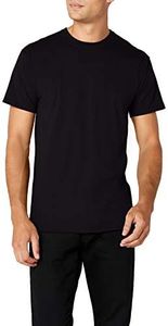 Fruit of the Loom Men's Super Premium Short Sleeve T-Shirt, Black, XL