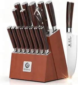 imarku 18-Piece Japanese Utility High-Carbon Stainless Steel Knife Set