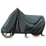 Autofy 100% Waterproof (Tested) XXL Size Bike Cover Bike Body Cover for Big Two Wheeler Bikes with Carry Bag [Model Name: CAPE-06-XXL - Rubber Coated Inside]