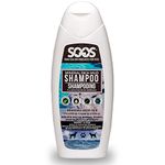 Soos Pet Shampoo Mineral Rich Mud Natural Dead Sea Cruelty Free Fast Absorbing Skin Cooling First Aid Antib-acterial and Antif-ungal Odor Remover for Dogs and Cats - 1x Pet Shampoo (500ml)