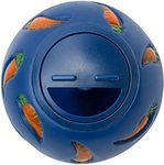 Niteangel Treat Ball, Snack Ball for Guinea Pigs, Rabbits, Hedgehogs and Other Small Pets (Small, Blue)