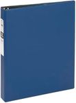 Avery Economy 3 Ring Binder, 1" Round Rings, 1 Blue Binder (03300)